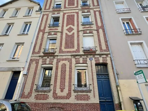 Appartement T2/3 avec cour privative et constructible à vendre Le Havre Danton