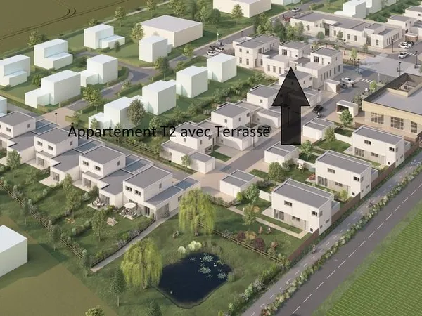 appartement à vendre 2 pièces avec Terrasse LAIZE LA VILLE (14)
