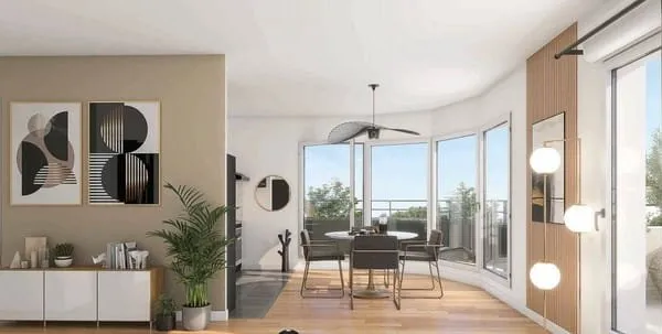 Appartement 2 pièces 39 m²