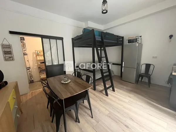 Appartement 1 pièce 23,30m2 avec terrasse de 25m2