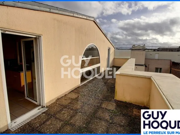 À vendre, duplex 4 pièces 3 chambres terrasse