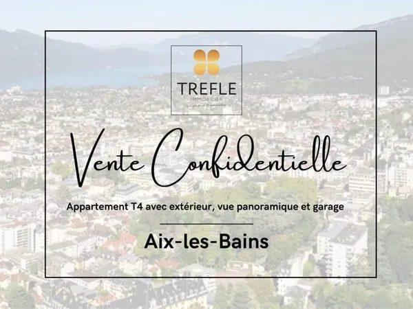 Appartement T4 avec grande terrasse, vue panoramique et garage