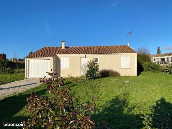 Maison de plain-pied 3 chambres