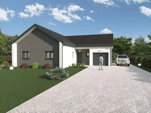 Terrain + maison 93 m² à Moyrazès 12160