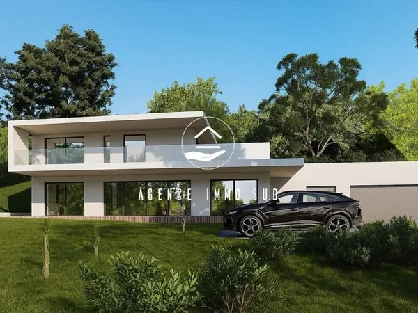 Terrain 1758 m2 avec permis accordé pour maison de 165m2 ave