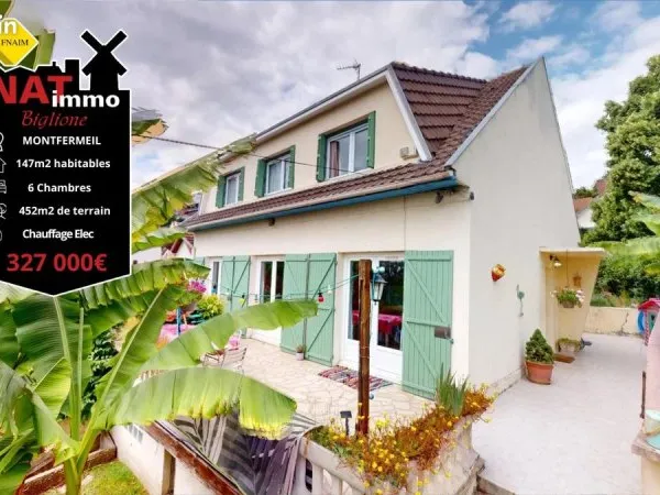 Pavillon 8 pièces 147 m²