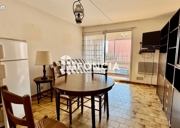Le cap d'agde, secteur du mole, appartement t2, parking et cellier
