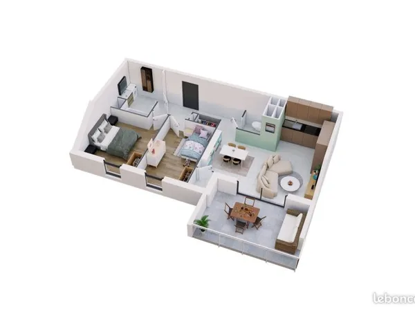 Appartement 4 pièces 75 m²