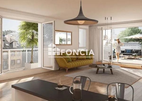 Appartement T4 neuf, très lumineux, beaux volumes, balcon, terrasse, prestations qualitatives