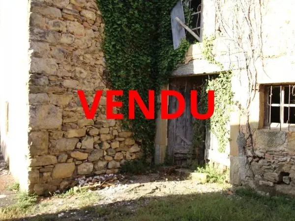 A vendre une maison à rénover avec extérieur
