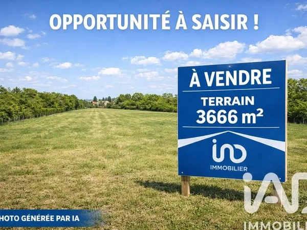 Terrain 3666 m²