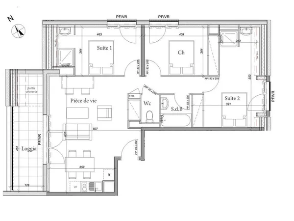 Appartement (T4) - 73.38
