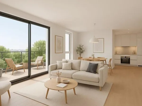 Appartement T4 de 86,20m2 avec 2 balcons