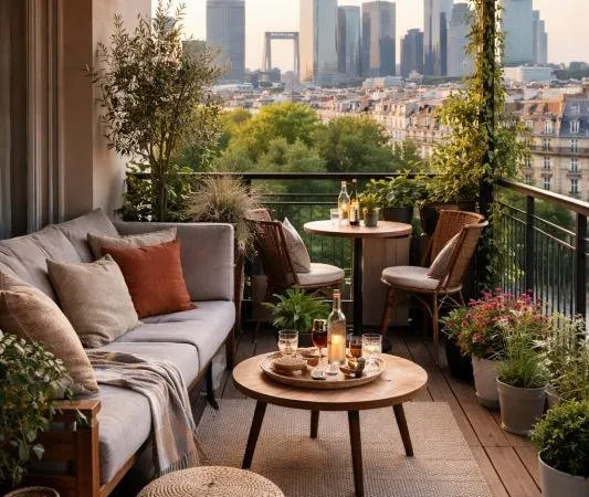 5 PIECES AVEC TERRASSE VUE DEGAGEE SUR LA VERDURE