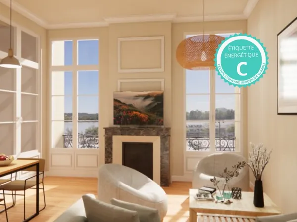 Vends appartement rénové vue Garonne