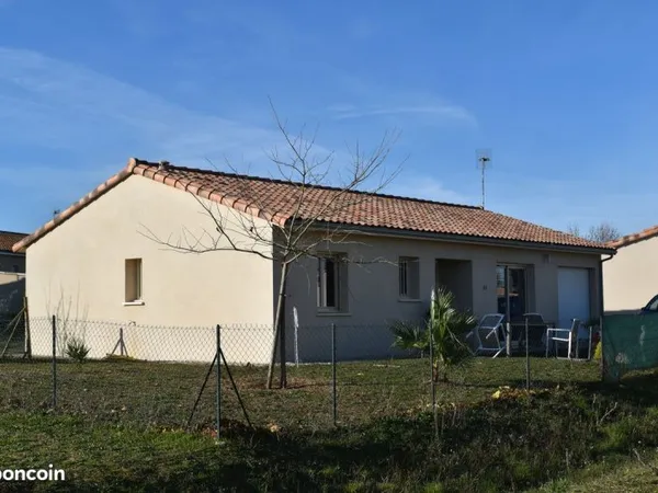 Maison plein pied 90m2 avec 3 chambres