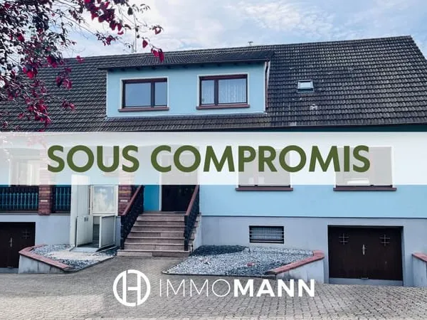 Grande maison bi-famille avec jardin
