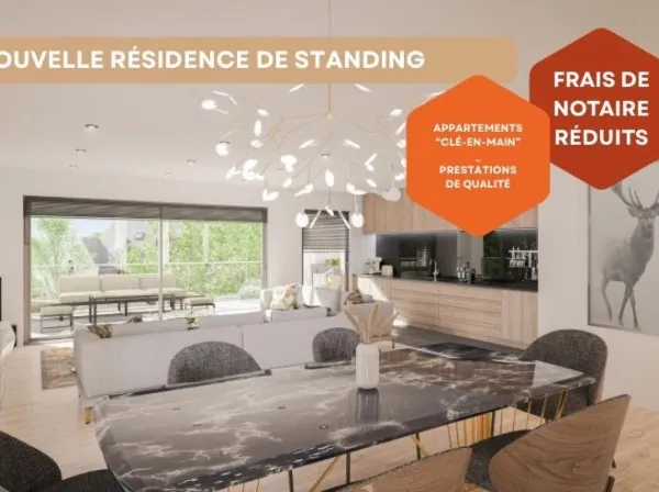 Appartement T3 neuf avec terrasse