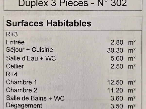 Vends appartement