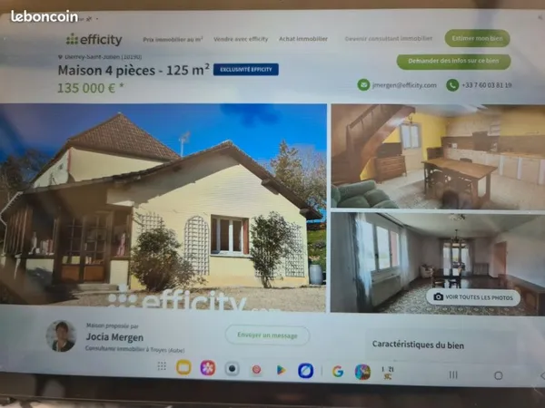Maison 4 pièces grand terrain