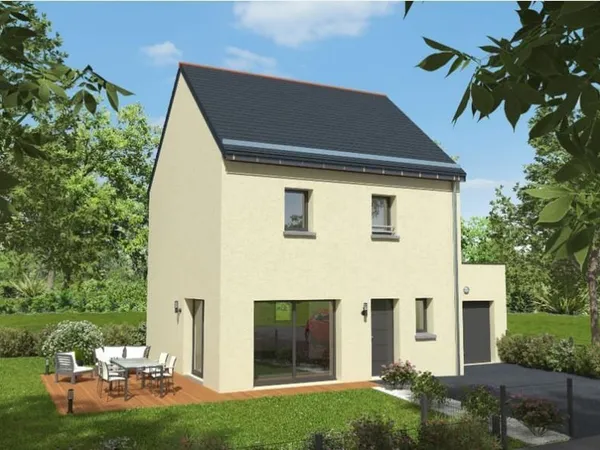 Projet de construction d'une maison 81 m² avec terrain à LOURMAIS (35)
