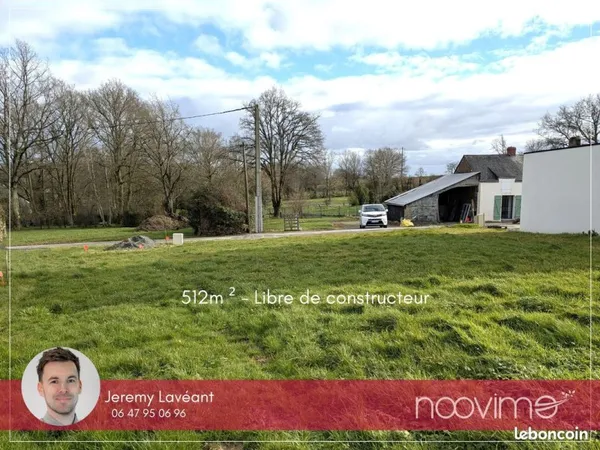 Terrain 512 m² Treillières