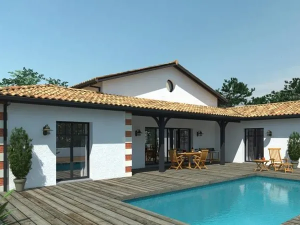 BELLE ARCACHONNAISE 140 M² GUJAN SUR 800m² de terrain