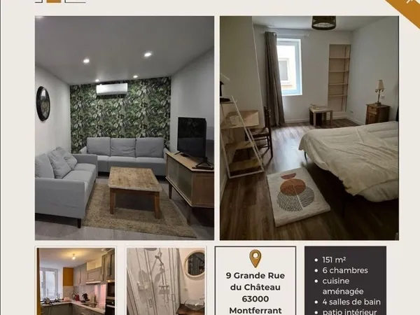 Chambre dans colocation neuve à Clermont Ferrand