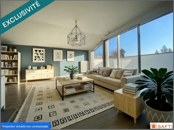 CENTRE DE SAINT MEDARD EN JALLES/ RESIDENCE 2016 / PETITE COPRO / T3 65M2 DERNIER ETAGE / DPE C / TE