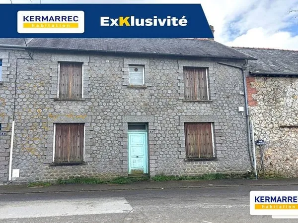 A VENDRE Maison 4 pièces Châtillon-en-Vendelais 66 m² - 61 500 € HAI
