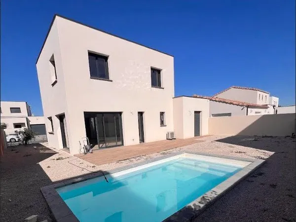 Maison neuve, 4 chambres, 1.3km des plages