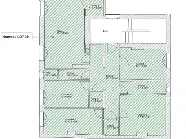 A vendre Appartement 100 m² entièrement refait à neuf