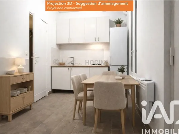Appartement 3 pièces 40 m²