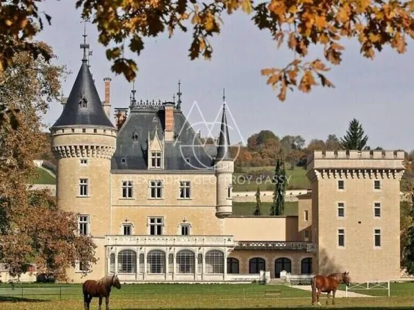 EXTRAORDINAIRE CHATEAU DU XIII ET XVIéme sur un domaine de 130 h