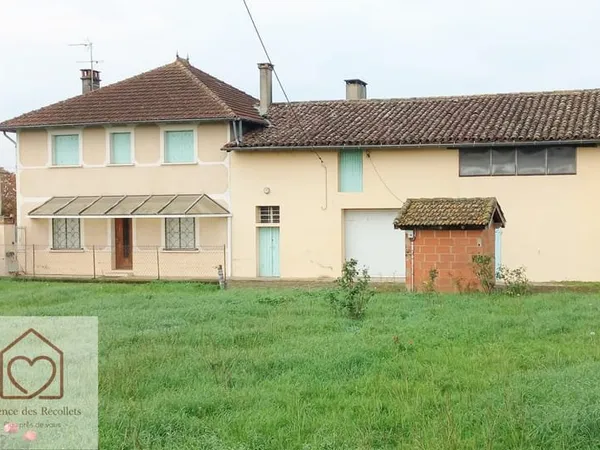 Maison avec terrains constructibles