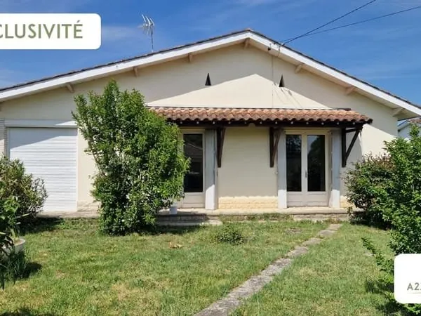 Maison 2 Chambres - Garage 78 M2 - Terrain 900 M2