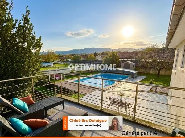 Maison familiale 171 m² avec vue sur le Pic de Nore - Piscine - Terrain 1 704 m² - Saint-Affrique-le