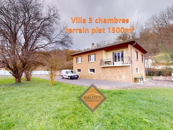 Villa 3 chambres - terrain plat 1520 m2 à Chatillon d'Azergu