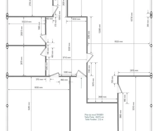 Bureaux 222 m²