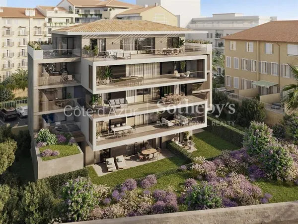 Cannes centre, appartement 3 pièces neuf aux prestations raffinées