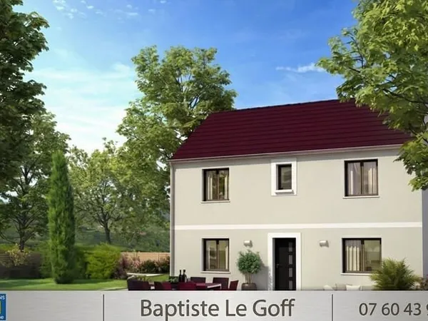 Projet de construction d'une maison 77 m² avec terrain à LA FERTE-SOUS-JOUARRE (77)