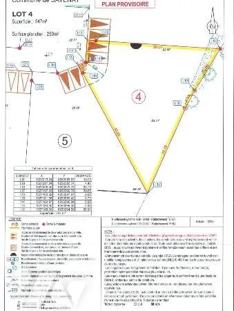 Terrain 547 m²