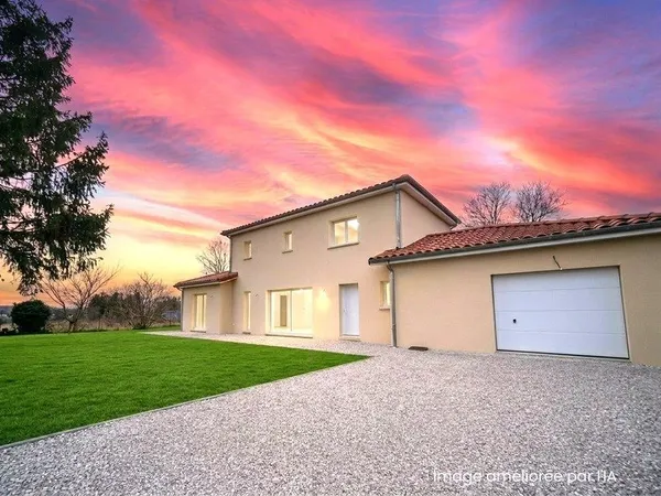 GENAY (69) à vendre Maison individuelle 2025 de 128 m², 4 chambres dont Suite parentale RDC, garage 