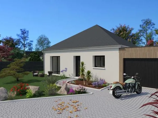 MONDEVERT - MAISON PLAIN PIED - 3 CHAMBRES - GARAGE - 79.40m²
