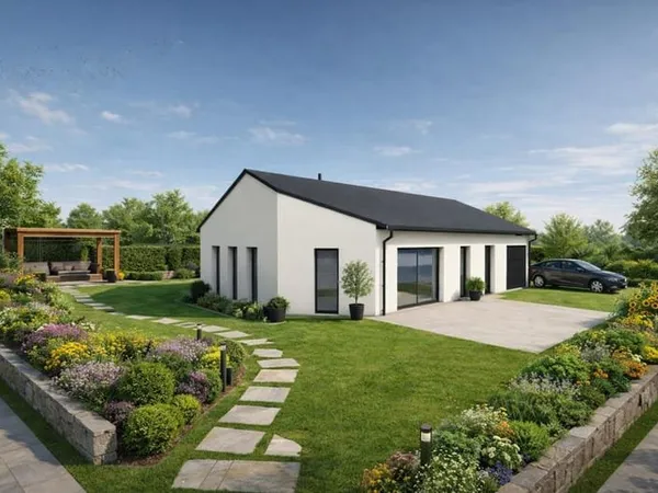 Maison neuve 3 chambres avec garage