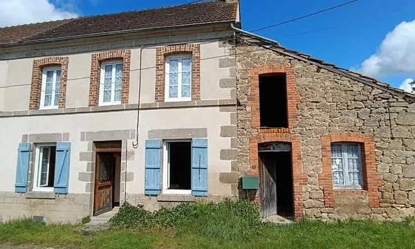 Maison avec Belle grange sur terrain de 1600 m2