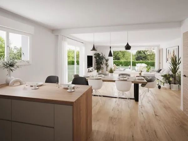 Appartement 2 pièces au calme avec jardin