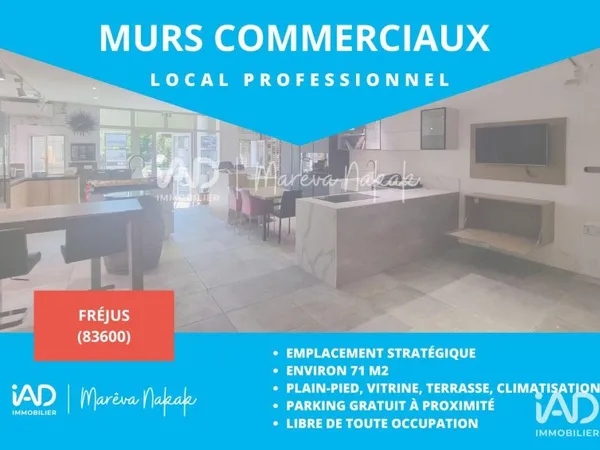 Local commercial 1 pièce 71 m²