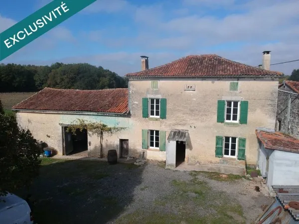Ferme à rénover à 5 minutes de Mansle