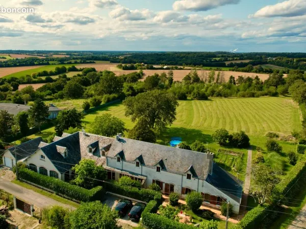 Domaine de Bel Air - Propriété 575 m² sur parc 1,75 ha - Étang - Dépendances - 1h45 Paris